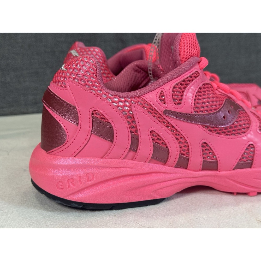 Saucony Grid‎ Azura 2000 Triple Neon Pink Rose S70774-4 Men sz 10.5 Unisex - Picture 4 of 16